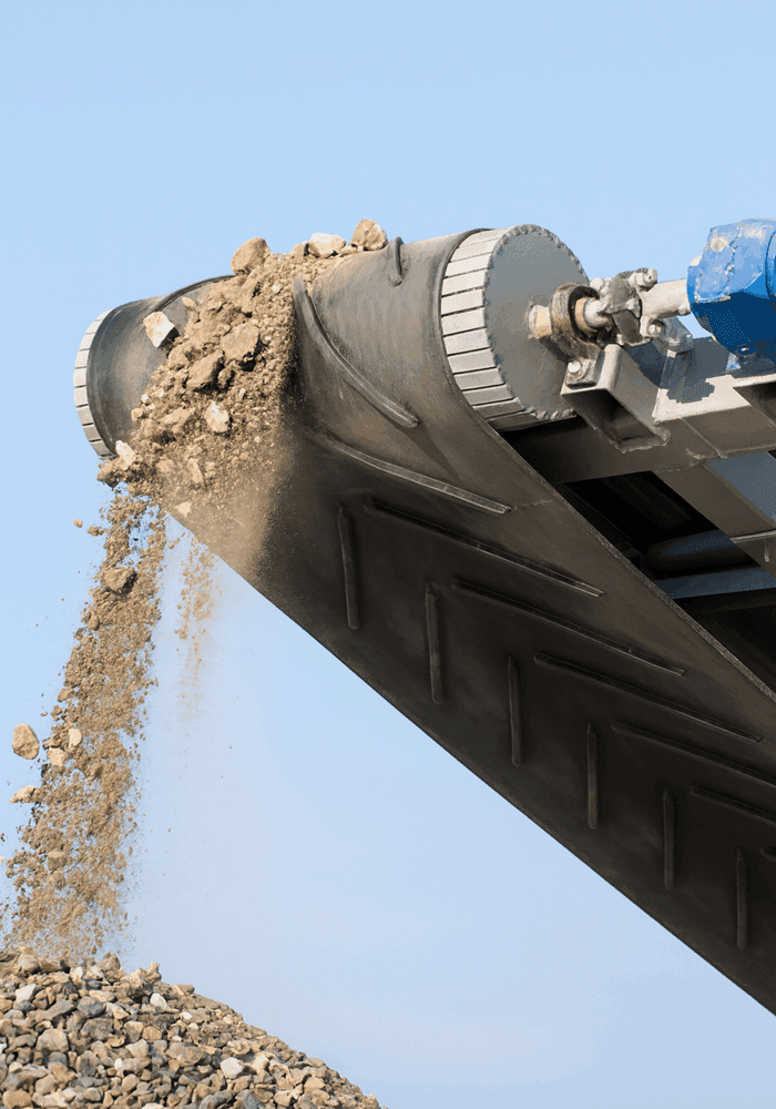 Cinta transportadora Chevron