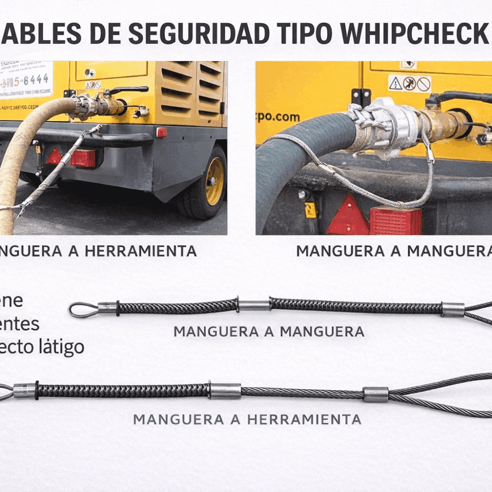 Cables de Seguridad Manguera Alta Presión