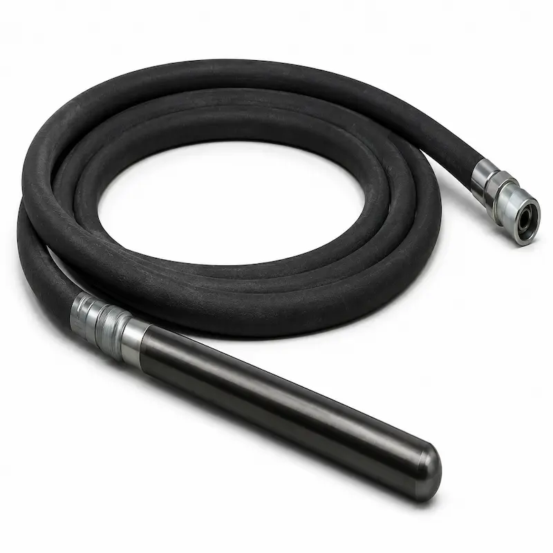 Manguera reforzada para vibrador de concreto industrial