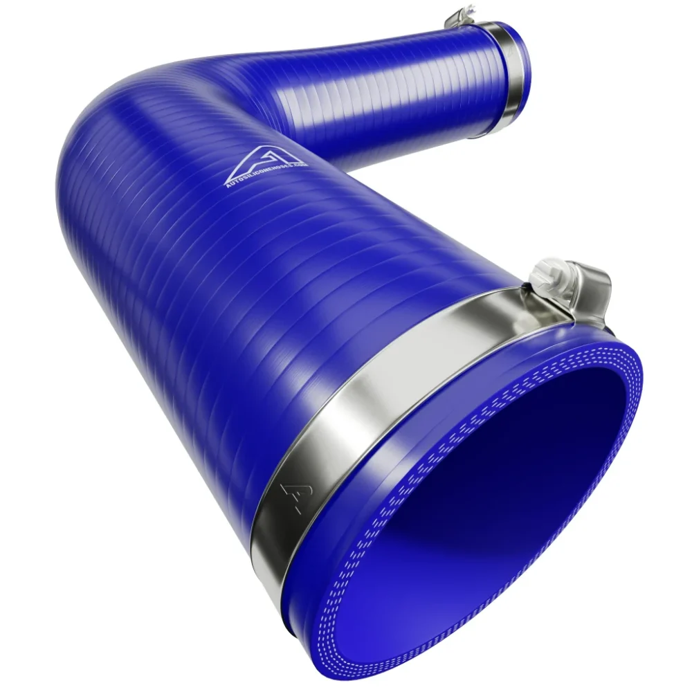 Manguera de Silicona Azul Codo 90° para Radiador