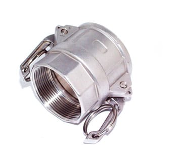Acoplamiento Camlock inoxidable tipo D vista de referencia