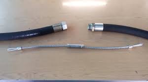 Cable de seguridad para conectar manguera a equipo industrial