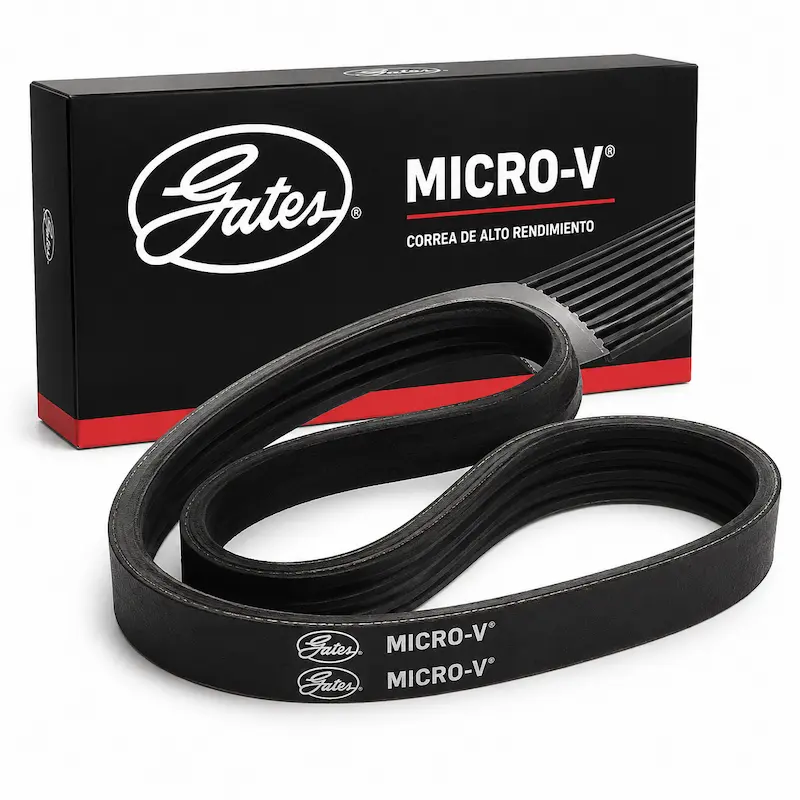 Faja Gates Micro-V de alto rendimiento para transmisión de potencia