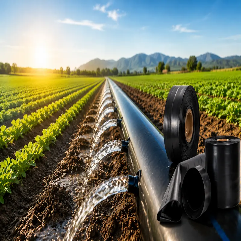 Mangas para riego agrícola de polietileno para conducción y distribución de agua en cultivos – Grupo Acorsa Perú